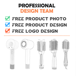 Professionnel chaud en céramique 3 en 1 une étape coup sèche-<span class=keywords><strong>cheveux</strong></span> lisseur et Styler volumateur rotatif électrique <span class=keywords><strong>brosse</strong></span> à Air chaud - Product Image 4