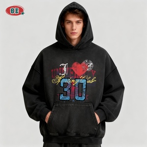 Best Sales Hoodies Custom Logo High Quality Oversized Baggy Hoodies Men Designer Direct Injection Printing Streetwear Hoodie