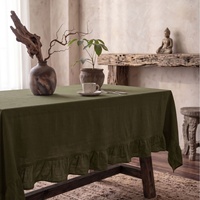 Nappe unie de style européen minimaliste pour table de salle à manger, cuisine, restaurant, pique-nique en plein air et décoration intérieure