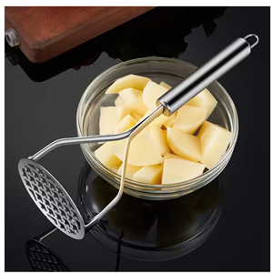 1. أداة هراسة يدوية من الفولاذ المقاوم للصدأ ، محضرة طعام الأطفال والبيض المنزلية للبطاطس والفواكه والخضروات - Product Image 2