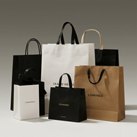 Fabricant de sacs en papier artisanal de luxe sur mesure pour foulards en soie, accessoires de mode, emballages cadeaux