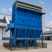 Nouveau dépoussiéreur cyclonique haute efficacité à moteur, commandé par PLC, certifié ISO9001, avec filtre à sacs pour usine de fabrication