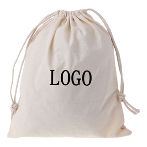 <span class=keywords><strong>Bolsa</strong></span> <span class=keywords><strong>de</strong></span> polvo con cordón <span class=keywords><strong>de</strong></span> <span class=keywords><strong>tela</strong></span> <span class=keywords><strong>de</strong></span> lona <span class=keywords><strong>de</strong></span> algodón <span class=keywords><strong>de</strong></span> muselina orgánica reciclada <span class=keywords><strong>Beige</strong></span> con logotipo impreso - Product Image 2