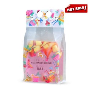 Nouveau Coloré Forfait boissons Mat Pochette Mylar stratifié stand up emballage alimentaire sac de papier d'aluminium de serrure de fermeture éclair - Product Image 1