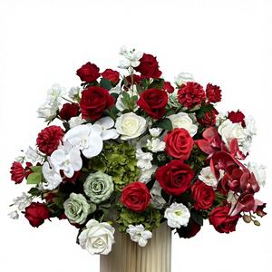 ซุ้มแต่งงานดอกกุหลาบผ้าไหมเทียมคุณภาพสูง ดีไซน์ไม่สมมาตร สวยงาม น่าดึงดูดใจ กำลังลดราคาพิเศษ ปรับแต่งขนาดได้ - Product Image 1