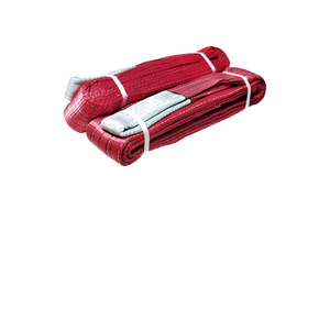 Toptan göz dokuma Sling askı 1-8 <span class=keywords><strong>Ton</strong></span> yüksek çekme Polyester kaldırma sapan vinç kaldırma kayışı - Product Image 4