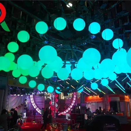 Grosir Cina RGB 3D efek Winch LED sistem lampu kinetik DMX mengangkat bola untuk panggung disko Bar