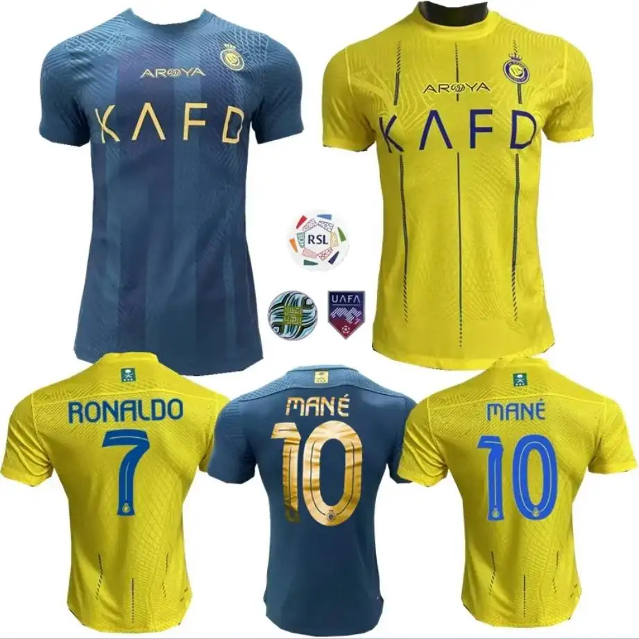 Saudi Arabia Al Nassr 22 23 24 soccer jersey football shirts football custom home away player fans version