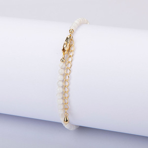 Woven <b>Bracelet</b> Fashionable Natural Rice <b>Beads</b> Simple Woven <b>Bracelet</b> for Women Uionen 2302 - Product Image 2