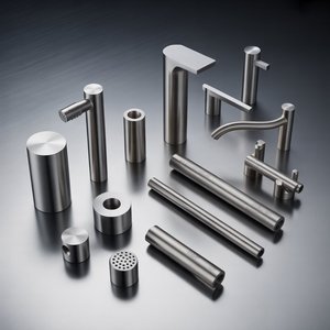 ชุดฮาร์ดแวร์ประตูห้องอาบน้ำฝักบัวมือจับเฟอร์นิเจอร์ทองเหลือง - Product Image 3