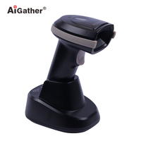 Escáner de Códigos de Barras Manos Libres con Sensor Automático, Lector de Códigos QR Inalámbrico Bluetooth, Escáneres de Códigos de Barras para Inventario de Almacenes