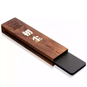 2025 nouveau Dsymbol électronique en bois intelligent hôtel <span class=keywords><strong>maison</strong></span> chambre LED numéro signe plaques mdn MUR service invité plaques de porte avec sonnette - Product Image 5