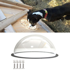 Transparent Pet Window Semi Circle Acrylic Dog Enclosure Door For Outdoor Use - Product Image 3