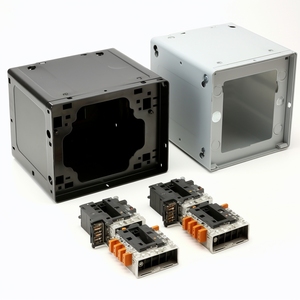 รับผลิตงานโลหะแผ่นตามแบบ CNC บริการดัดขึ้นรูป กล่องหุ้มอุปกรณ์อิเล็กทรอนิกส์แบบโมดูลาร์ กล่องโครงการอุตสาหกรรม โรงงานผู้ผลิต OEM ODM - Product Image 5