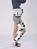 Genou Cheville Pied Soutien Fixe Réglable Membre Inférieur Orthèse Cuisse Fracture Soutien Postopératoire Cheville Réhabilitation Dispositif