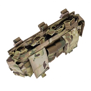 กระเป๋าคาดอกลายพรางโพลีเอสเตอร์อเนกประสงค์  แบบยุทธวิธี  สำหรับใส่แผ่นเกราะ  ทำจากไนลอน  ใช้ร่วมกับอุปกรณ์ป้องกันตัวได้ - Product Image 3