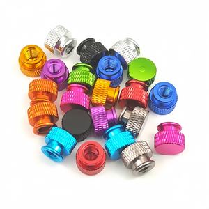 Écrou à tête moletée à visser à la main, en alliage d'aluminium 6063, usiné par CNC, couleur châssis, ordinateur, écrou à serrage manuel M3~M6 - Product Image 2
