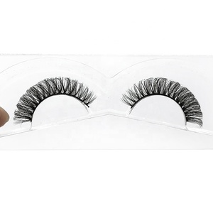 A3D30 Faux <span class=keywords><strong>cils</strong></span> en bande, courbure D, style russe, effet œil de chat, en vison synthétique - Product Image 6