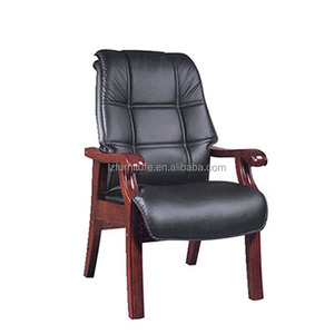 Wooden <b>Cheap</b> Price Four Leg <b>Office</b> Visitor <b>Chair</b> for Meeting Area - Product Image 4