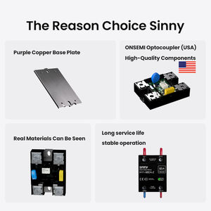 シニー特売 NY1 単相 SSR-40DA 50/60HZ 220v 産業用DC AC相ソリッドステートリレー ゼロクロスオン CE CCC - Product Image 3