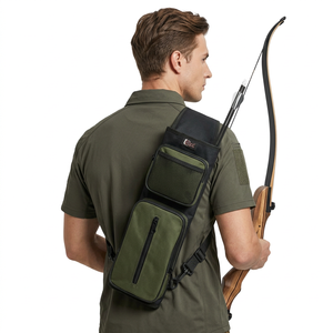 ESHALZ IMPEX - Carcasa para Flechas de Cuero Vacuno con Bolsa para Flechas, Multicolor, para Llevar en la Espalda, Equipo de Caza para Arco Recurvo - Product Image 1