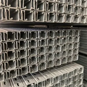 41*41 41*21mm Galvanized c Channel Frame Support Steel Purlin for Solar Mounting System Strut c Channel for PV System - Product Image 4