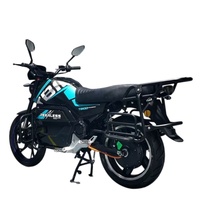 Reliable 2 Wheel Electric Motorcycle with 80kmh Max Speed LED Display for Outdoor Touring