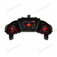 Tableau de bord numérique virtuel pour Honda Civic 2016-2021, écran d'instrumentation, unité centrale de divertissement, compteur de vitesse