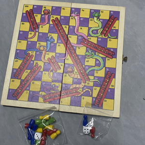 Tùy Chỉnh Sticker Craft 29X29Cm Rắn Bằng Gỗ Thang Bàn Cờ Hội Đồng Quản Trị Trò Chơi Thiết Lập Trẻ Em Người Lớn-Bay <span class=keywords><strong>Ludo</strong></span> Bay Cờ Vua - Product Image 4