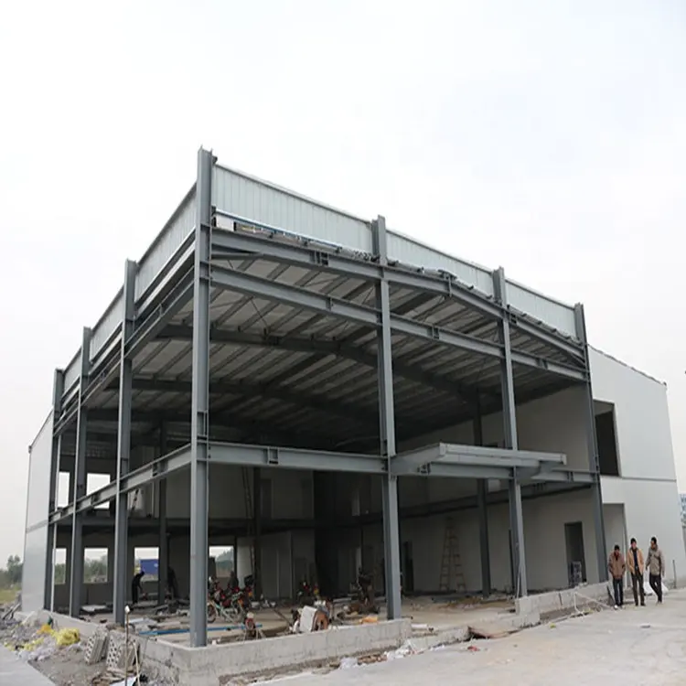 Isolation assemblée en acier préfabriquées, pour entrepôt, atelier, cintre, bâtiment métallique