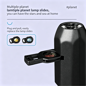 Mini Galaxy & Moon <b>Projector</b> Night Light LED Creative Bedside <b>Lamp</b> with Custom Logo Projection Background Light for Kids Room - Product Image 3