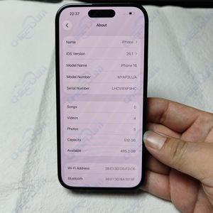 Utilisé pour le smartphone Phone 16 5G, stockage de 256 Go, RAM de 128 Go, débloqué, garantie de 6 mois, 95 % neuf, vente en gros, original, 16Plus, 16 <span class=keywords><strong>Pro</strong></span> Max - Product Image 4