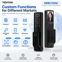 Fabricant de serrures de porte intelligentes à empreintes digitales personnalisées Tediton pour les marques avec personnalisation du firmware, OEM, ODM, logo et emballage