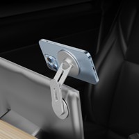 Soporte Magnético para Pantalla Flotante Oculta Compatible, Portátil, para Teléfono, Aleación de Aluminio, para el Tablero del Automóvil, Escritorio de Computadora Portátil