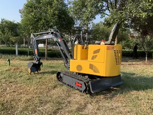 2023 mini excavadora multifuncional de nuevo diseño excavadora pequeña de 1 tonelada excavadora mini excavadora para uso doméstico/jardín
