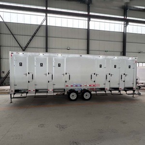 Remolque de <span class=keywords><strong>Baño</strong></span> de 4 a 8 Estaciones Accesible (ADA) para Bodas y Camping, <span class=keywords><strong>Baño</strong></span> Portátil para Exteriores - Product Image 6