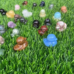 Wholesale <b>Crystal</b> Crafts Natural Rose Quartz <b>Crystal</b> Carving Cartoon Animal <b>Crystal</b> Duck Carving - Product Image 5