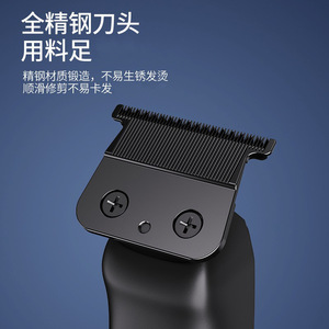 Tondeuse à cheveux électrique Booguhm, batterie Li-ion 2000 mAh, usage professionnel en salon, corps en alliage d'aluminium - Product Image 5