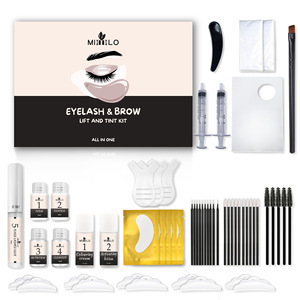 MLIIIILO Kit professionnel de lifting et de teinte des cils longue durée avec stratification et <span class=keywords><strong>teinture</strong></span> des sourcils en toute sécurité - Product Image 4