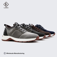 Fabricants de chaussures à marque privée LANCI, baskets de luxe pour hommes, chaussures personnalisées avec logo, chaussures en tricot pour hommes