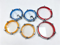 Ensemble de pads de batterie d'entraînement pliables et portables en acrylique