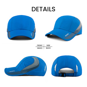 Bán Buôn Chất Lượng Cao Thoáng Khí Lưới Hat Nhanh Chóng Làm Khô Không Thấm Nước Chạy Xe Đạp Mũ Bóng Chày Thể Thao Mũ Với Biểu Tượng Tùy Chỉnh - Product Image 2