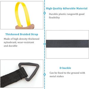 Equipo de entrenamiento de agilidad deportiva, con escalera de entrenamiento y conos de fútbol, juego de entrenamiento de velocidad y agilidad, 2 unidades - Product Image 4