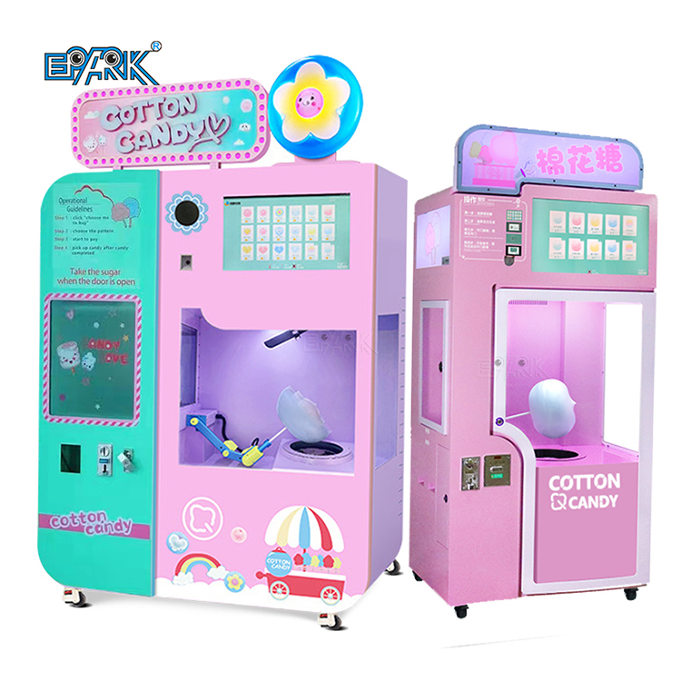 Автоматический автомат для продажи хлопковых конфет, робот, электрический автомат для продажи хлопковых конфет для торговых центров