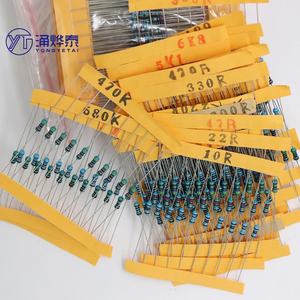 TAI 300 pièces 10 -1M <span class=keywords><strong>Ohm</strong></span> 1/4w résistance 1% Kit d'assortiment de résistances à film métallique 30 sortes * 10 pièces = 300 pièces livraison gratuite - Product Image 4