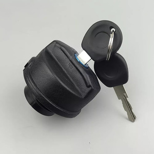 Bouchon de réservoir de carburant avec serrure, compatible avec Audi VW Volvo, couvercle de réservoir d'essence 191201551A 9142606. - Product Image 1