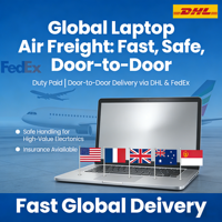 Laptop Notebook Luft+Express Fracht China nach USA UK Australien Singapur ZHL AGENT Tür-zu-Tür 3-7 Tage
