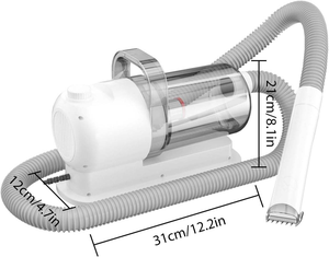 Kit de toilettage pour animaux de compagnie, tondeuse électrique 5 en 1 pour chiens et chats, 4 peignes réglables, design silencieux, nettoyage à domicile - Product Image 1