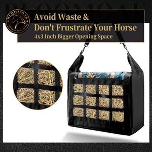 Muestra Gratuita, Bolsa para Paca de Heno Extra Grande para Caballos, Ovejas, Ganado, Burros, Bolsa de Almacenamiento de Heno para Caballos, Premium y Duradera - Product Image 3