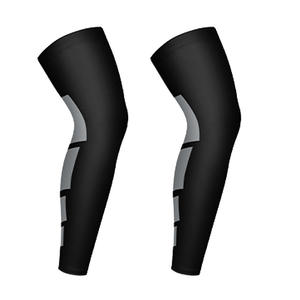 Venta al por mayor Rodilleras Alargadas Transpirable Baloncesto Ciclismo y Correr Equipo de protección y equipo Fitness Protectores de piernas - Product Image 5